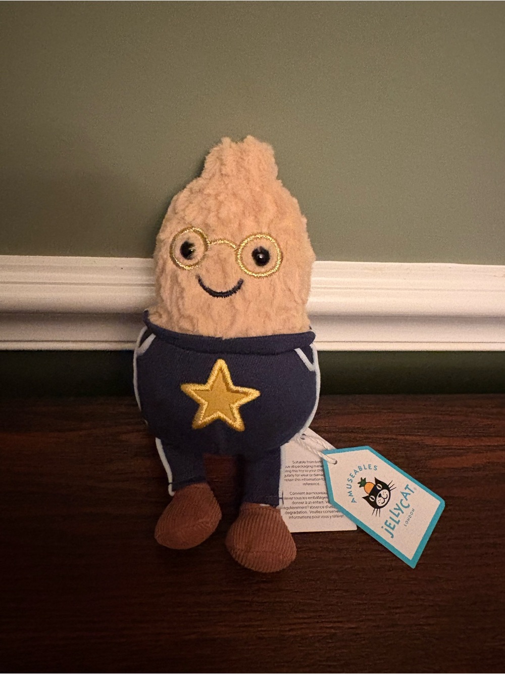 Jellycat Amuseables Peanut Star Student Outfit